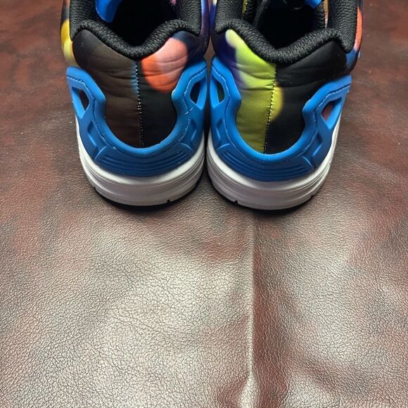 Adidas Originals ZX Flux bright lights sneakers tennis shoes, size 8 1/2 - Picture 12 of 14